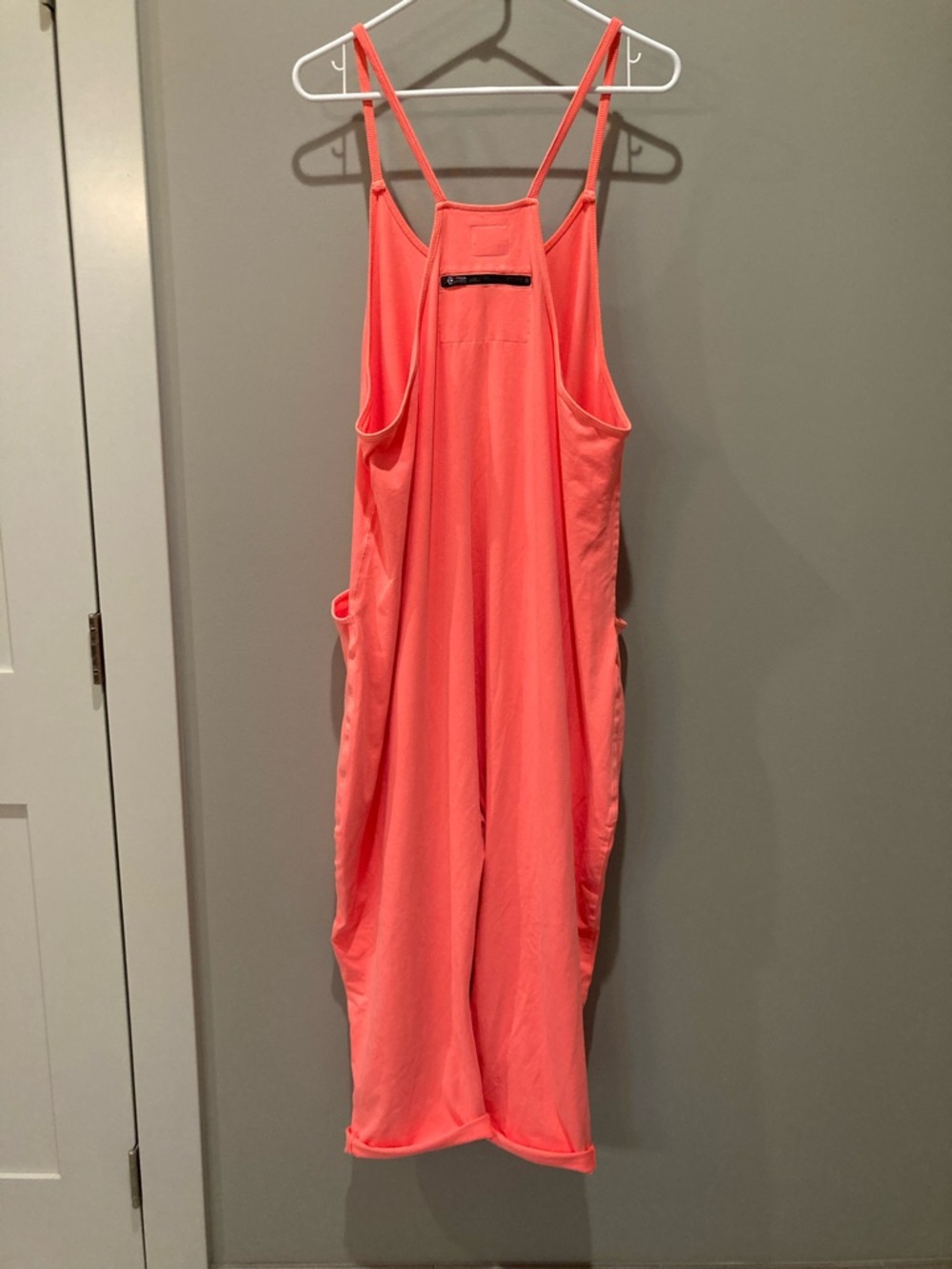 NWT FREE PEOPLE Movement Hot Shot Onesie in Hot Watermelon - Picture 4 of 4